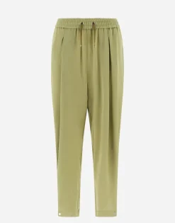 Herno Resort Trousers In Satin Effect