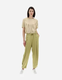 Herno Resort Trousers In Satin Effect