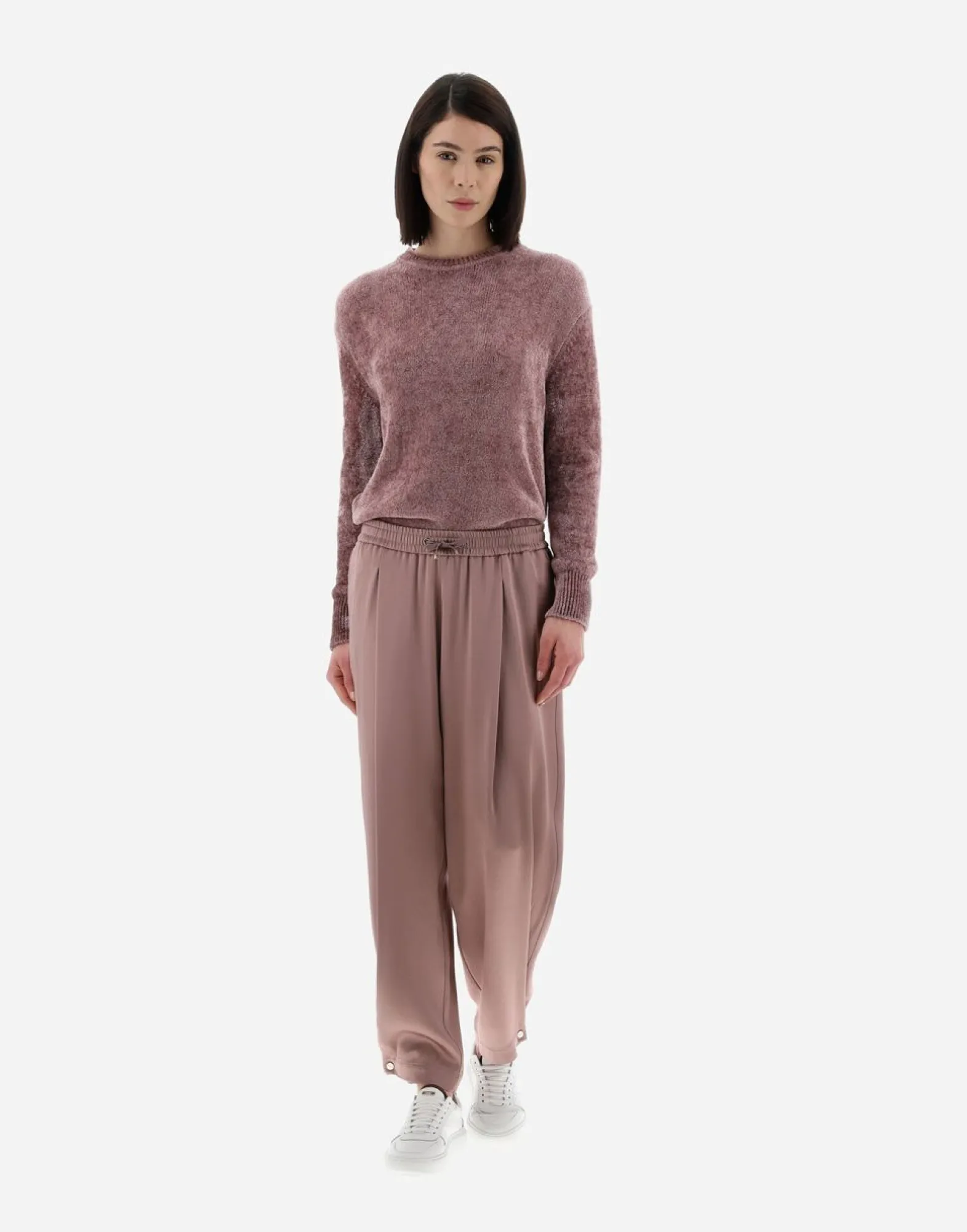 Herno Resort Trousers In Satin Effect