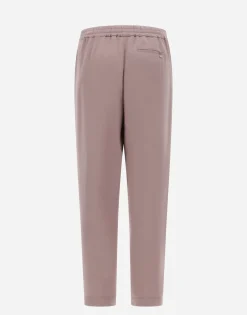 Herno Resort Trousers In Satin Effect