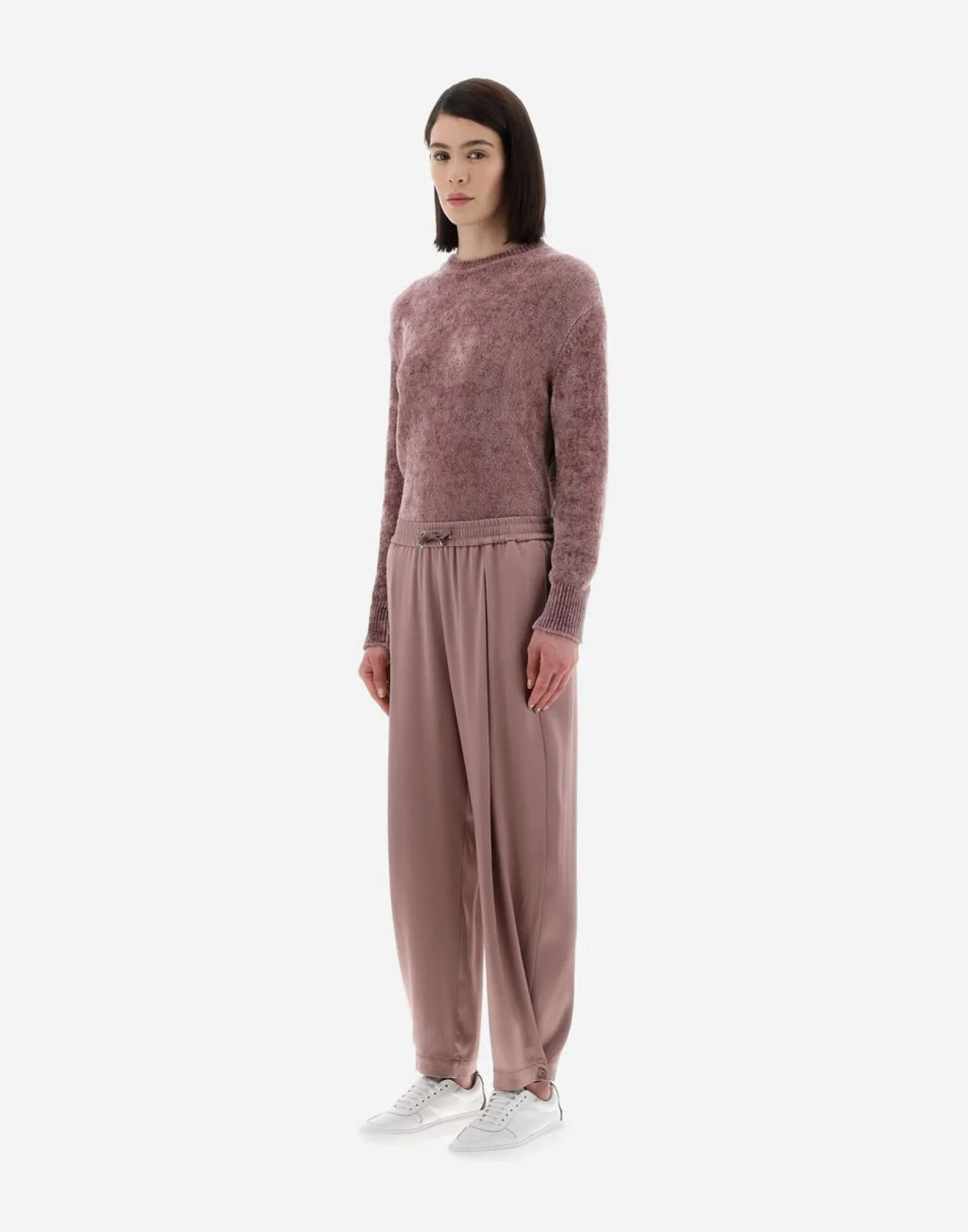 Herno Resort Trousers In Satin Effect