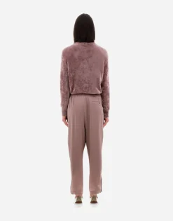 Herno Resort Trousers In Satin Effect