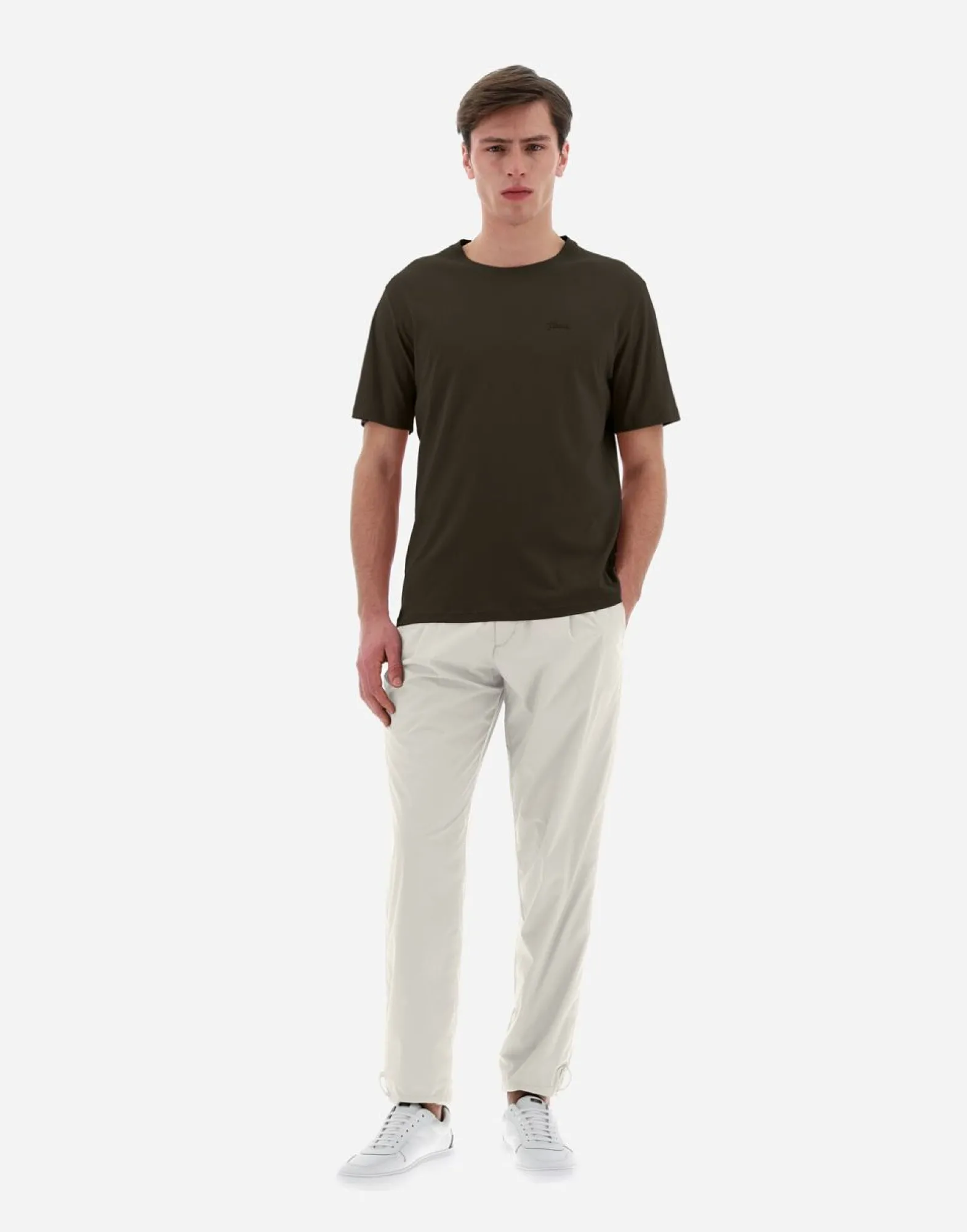Herno Resort T-Shirt In Basic Cotton