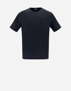 Herno Resort T-Shirt In Basic Cotton