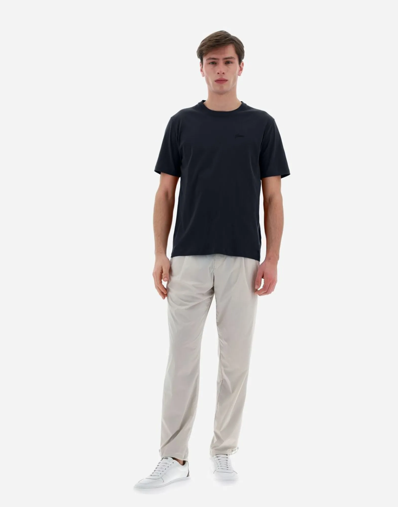 Herno Resort T-Shirt In Basic Cotton