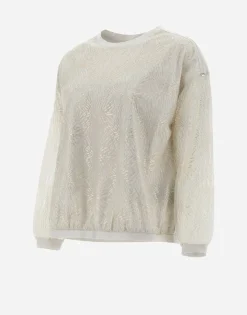 Herno Resort T-Shirt In Chic Cotton Jersey & New Lace