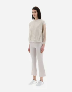 Herno Resort T-Shirt In Chic Cotton Jersey & New Lace