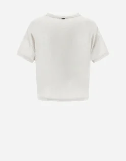 Herno Resort T-Shirt In Coated Jersey