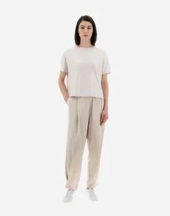 Herno Resort T-Shirt In Coated Jersey