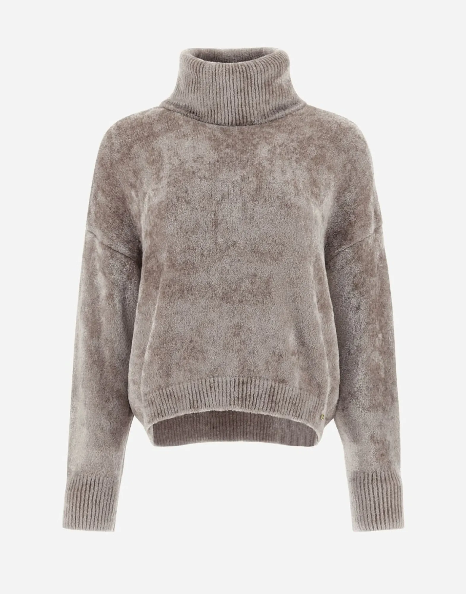 Herno Resort Turtleneck Sweater In Chenille Knit
