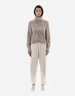 Herno Resort Turtleneck Sweater In Chenille Knit