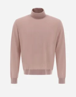 Herno Resort Turtleneck Sweater In Breeze