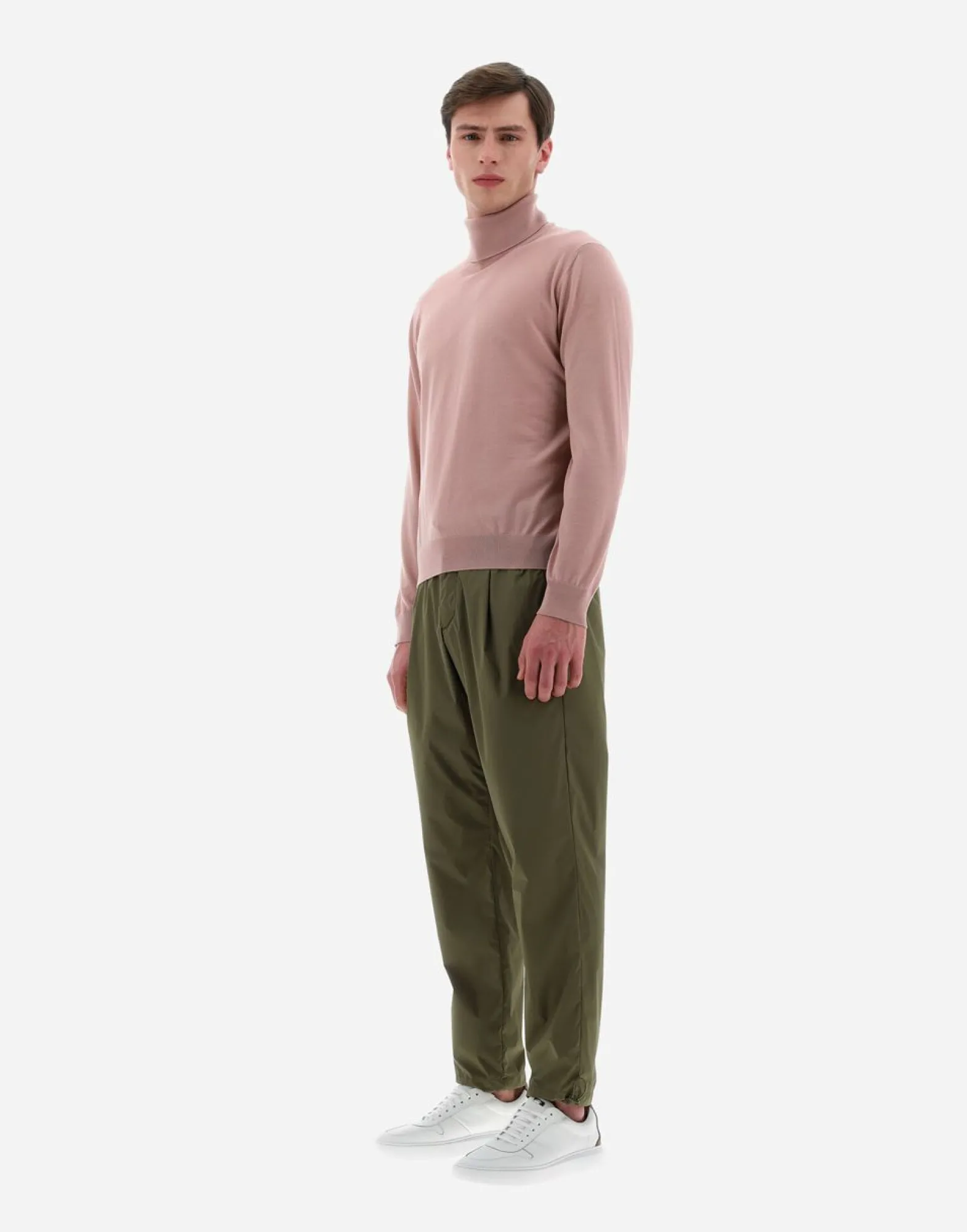 Herno Resort Turtleneck Sweater In Breeze