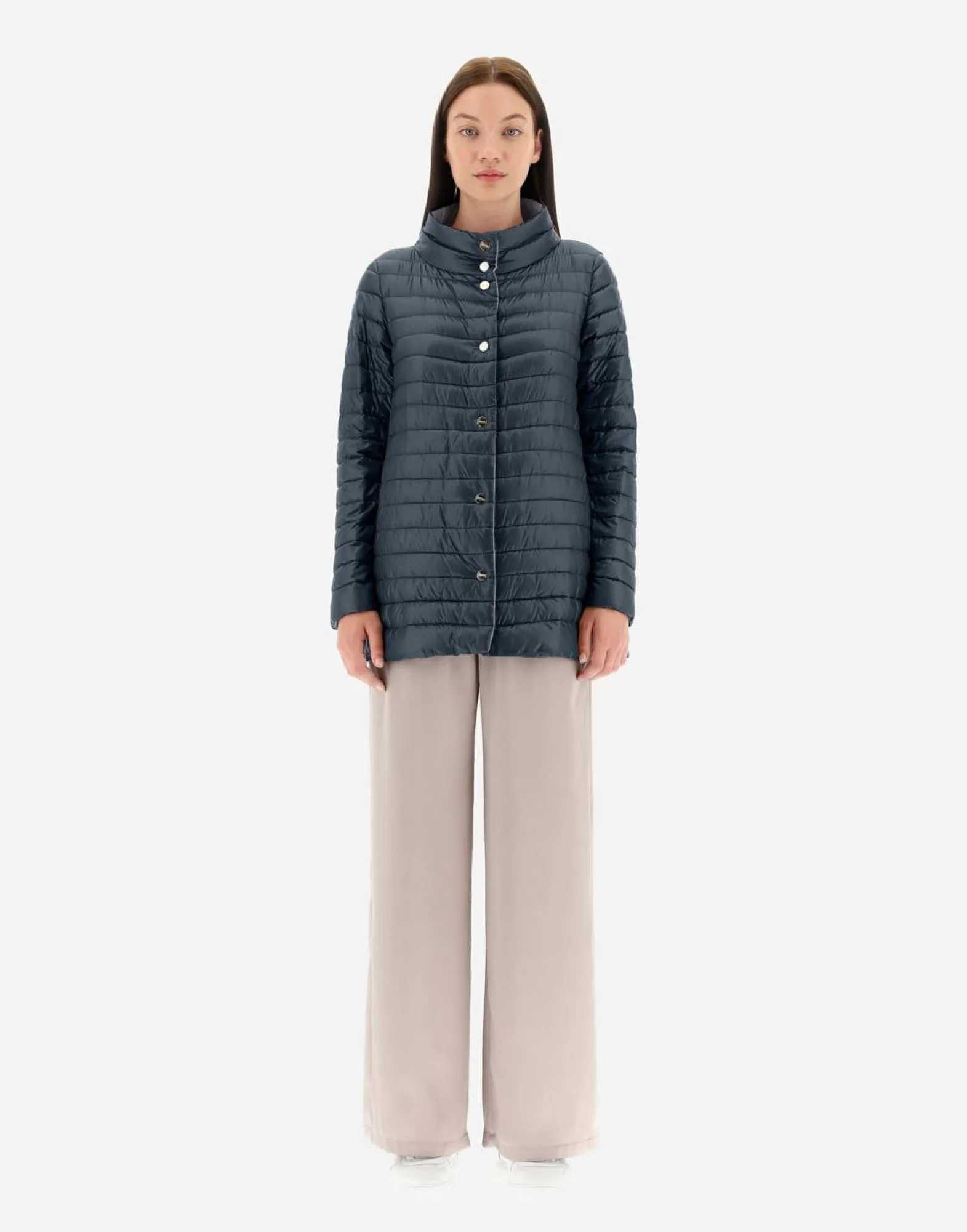 Herno Reversible A-Shape In Nylon Ultralight