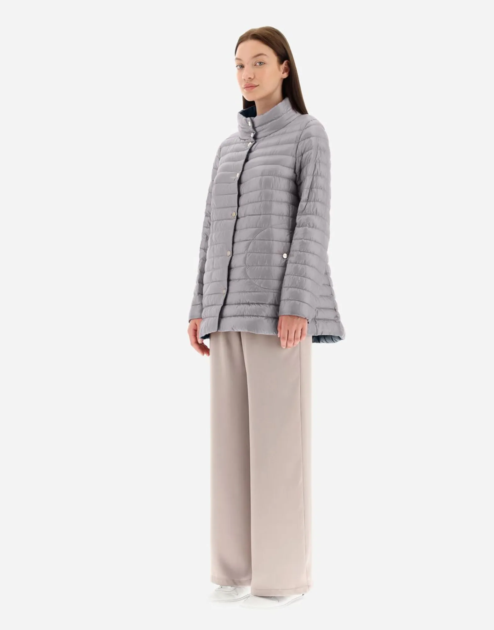 Herno Reversible A-Shape In Nylon Ultralight