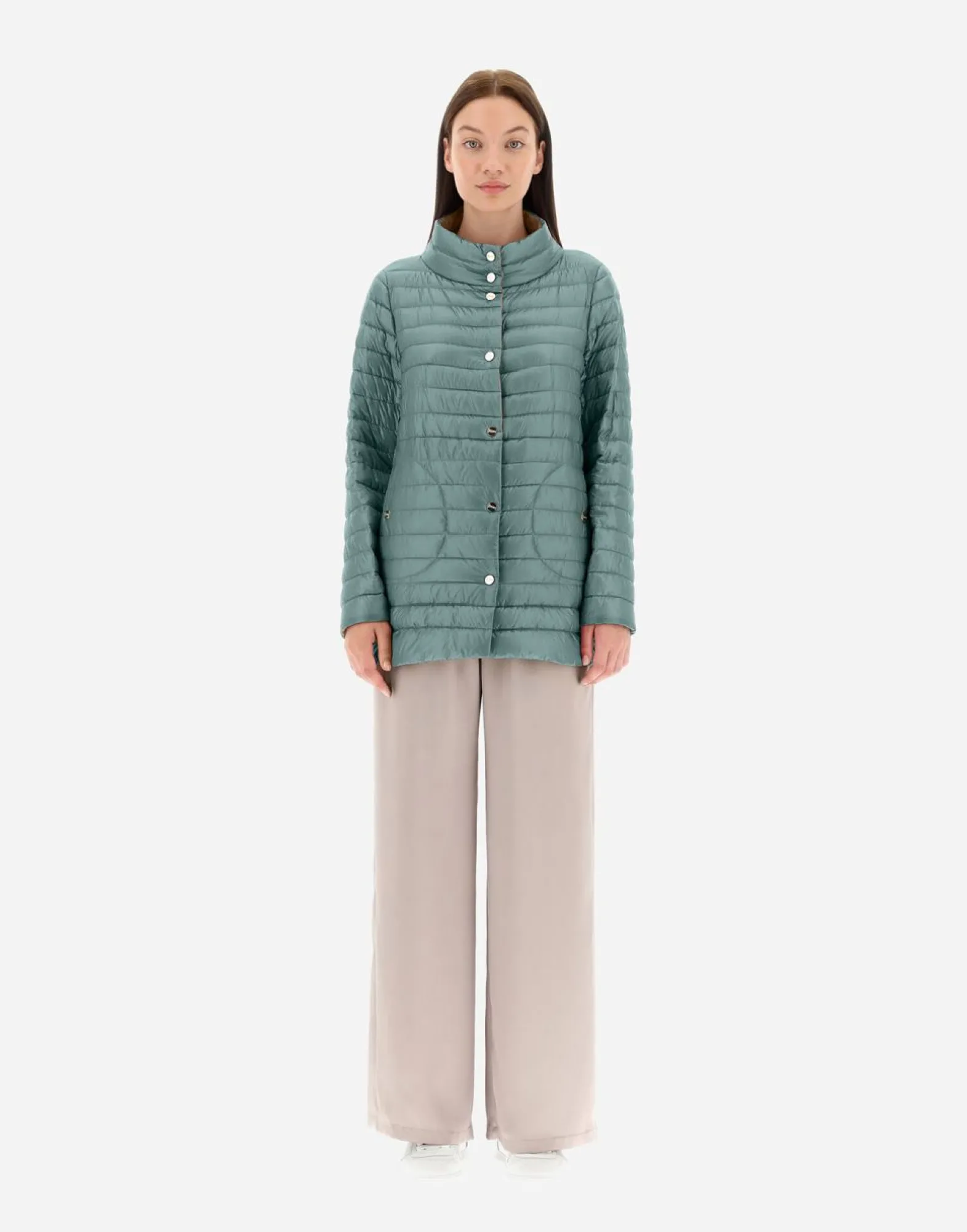 Herno Reversible A-Shape In Nylon Ultralight