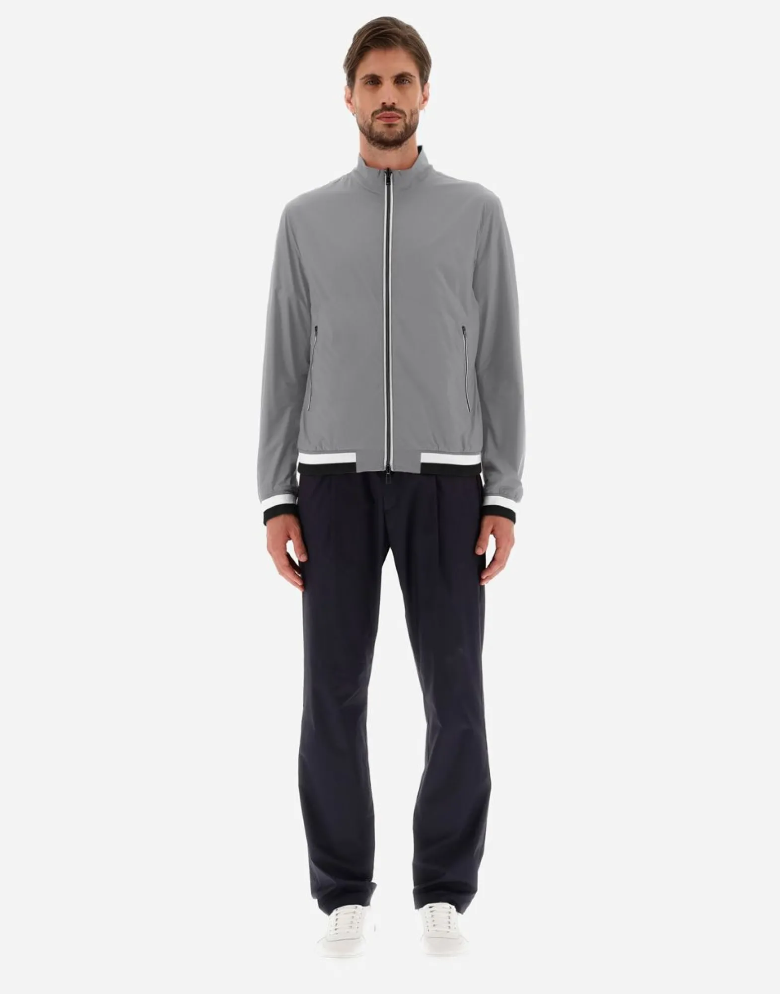 Herno Reversible Millionaire Microfibre & Nuage Bomber Jacket