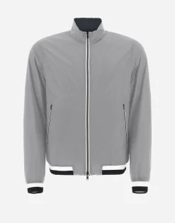 Herno Reversible Millionaire Microfibre & Nuage Bomber Jacket