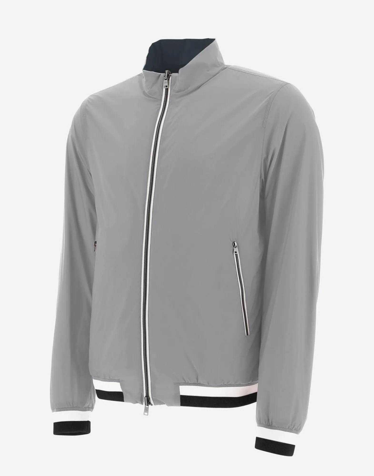 Herno Reversible Millionaire Microfibre & Nuage Bomber Jacket