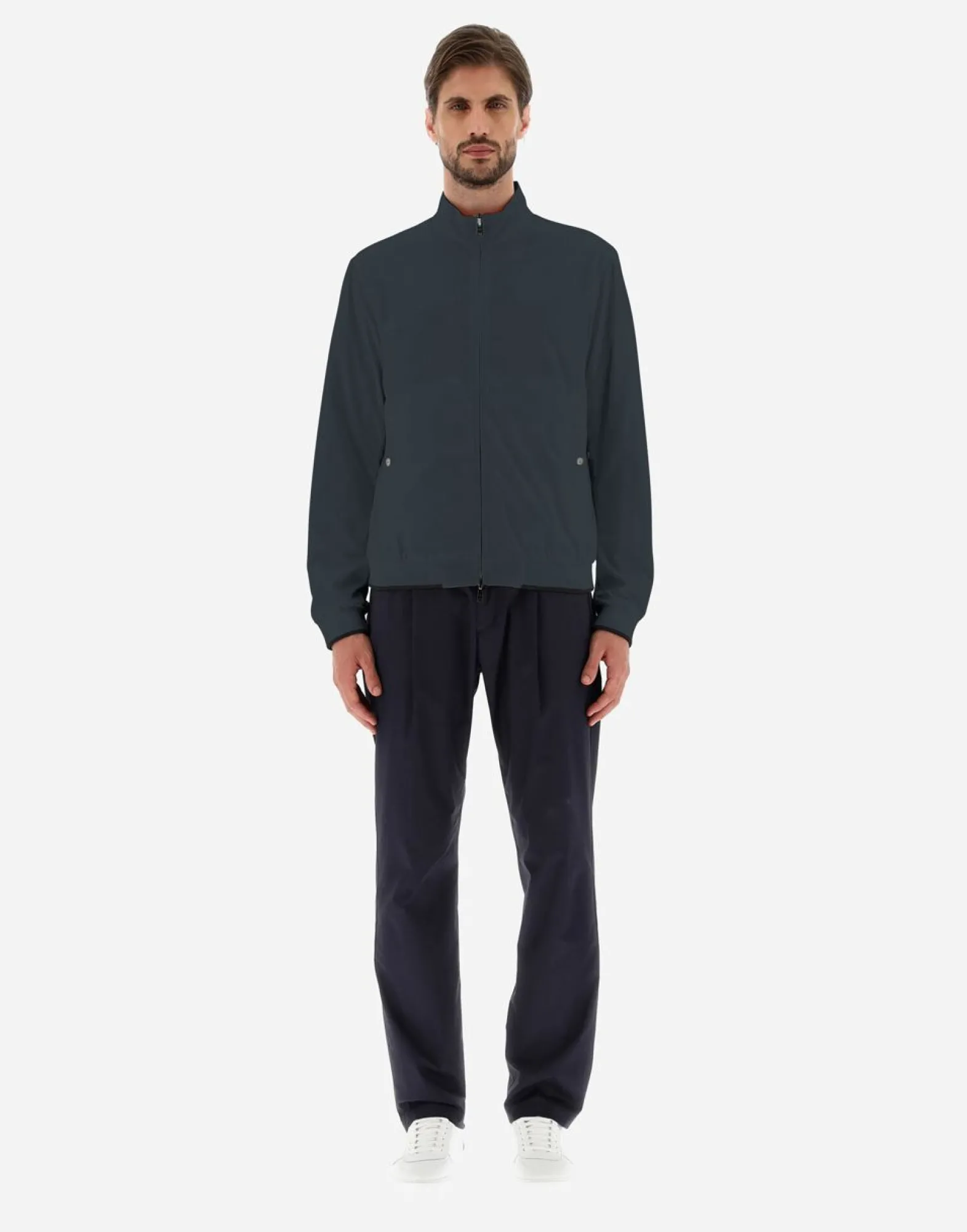Herno Reversible Millionaire Microfibre & Nuage Bomber Jacket