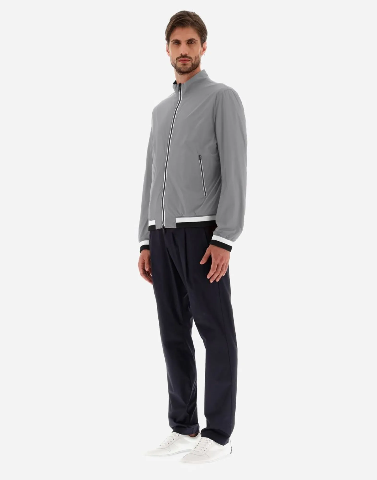 Herno Reversible Millionaire Microfibre & Nuage Bomber Jacket