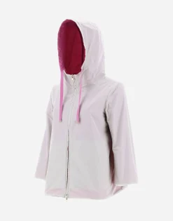 Herno Reversible Monogram Taffeta Cape