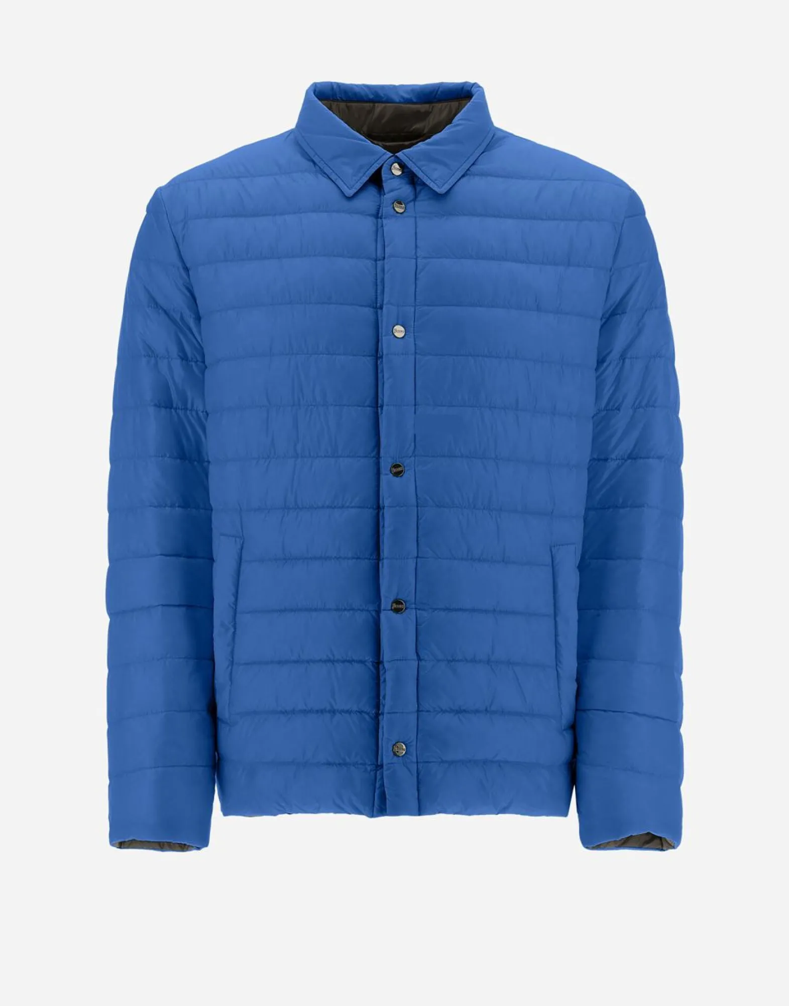 Herno Reversible Two-Tone Shirt In Nylon Ultralight