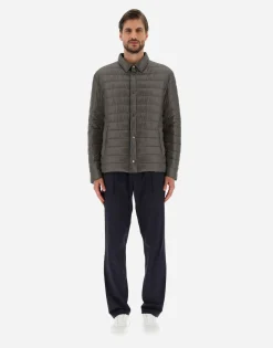Herno Reversible Two-Tone Shirt In Nylon Ultralight