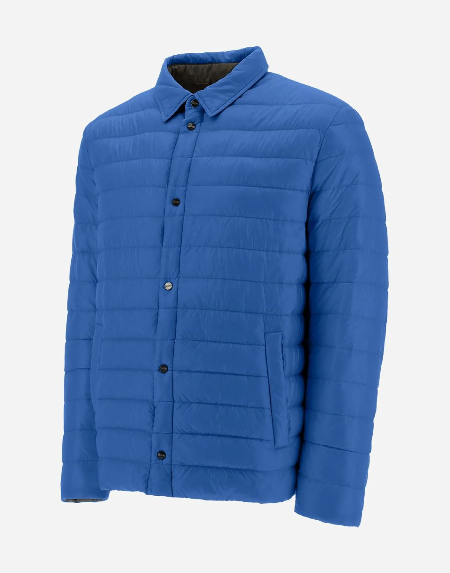 Herno Reversible Two-Tone Shirt In Nylon Ultralight