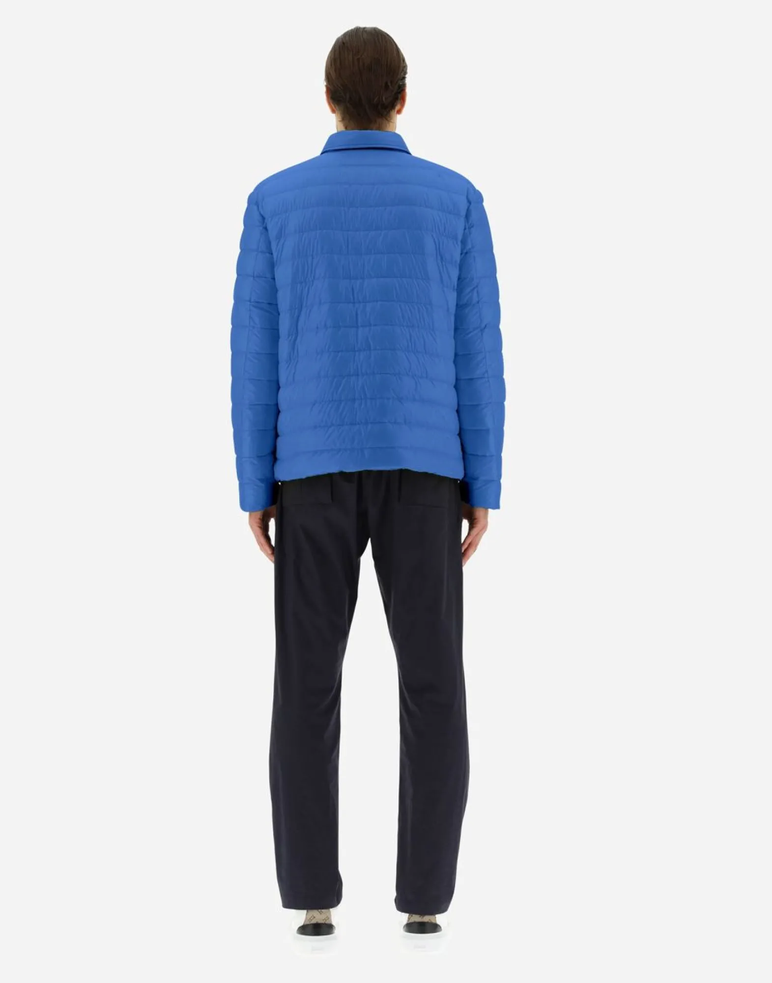 Herno Reversible Two-Tone Shirt In Nylon Ultralight