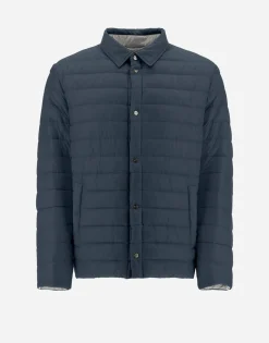 Herno Reversible Two-Tone Shirt In Nylon Ultralight