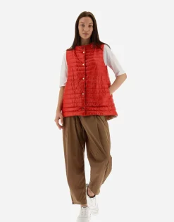 Herno Reversible Two-Tone Waistcoat In Nylon Ultralight