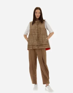 Herno Reversible Two-Tone Waistcoat In Nylon Ultralight
