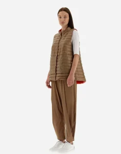 Herno Reversible Two-Tone Waistcoat In Nylon Ultralight