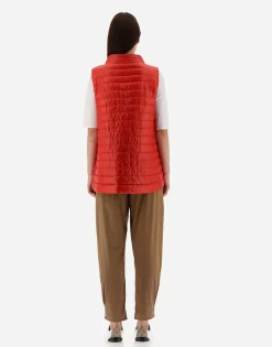 Herno Reversible Two-Tone Waistcoat In Nylon Ultralight