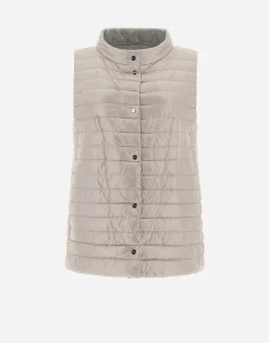 Herno Reversible Two-Tone Waistcoat In Nylon Ultralight