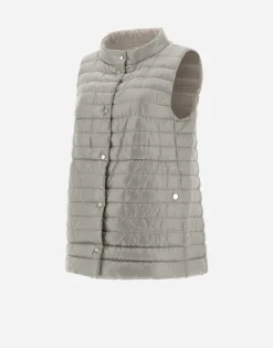 Herno Reversible Two-Tone Waistcoat In Nylon Ultralight