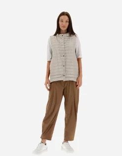 Herno Reversible Two-Tone Waistcoat In Nylon Ultralight