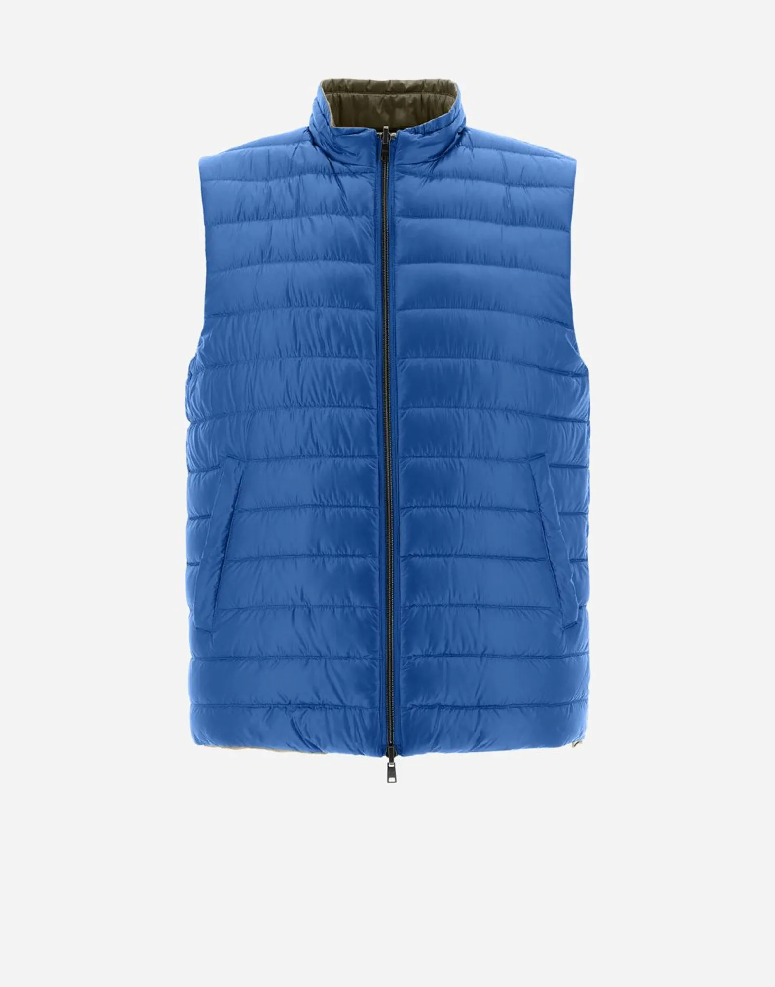 Herno Reversible Two-Tone Waistcoat In Nylon Ultralight