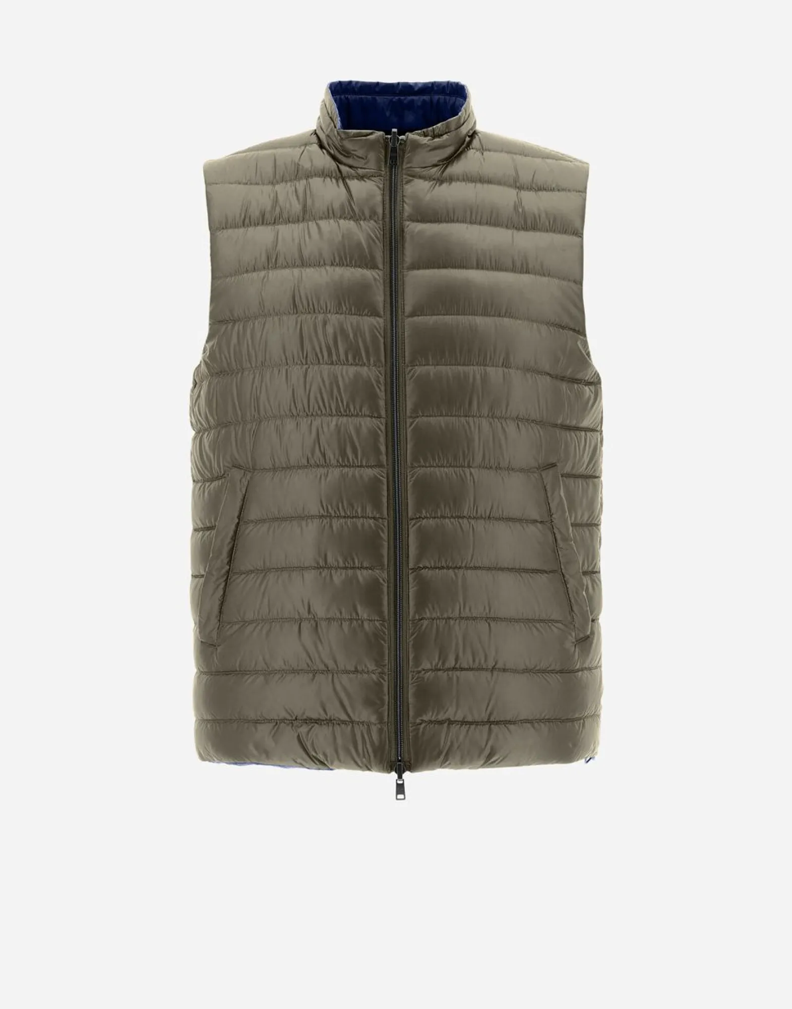 Herno Reversible Two-Tone Waistcoat In Nylon Ultralight