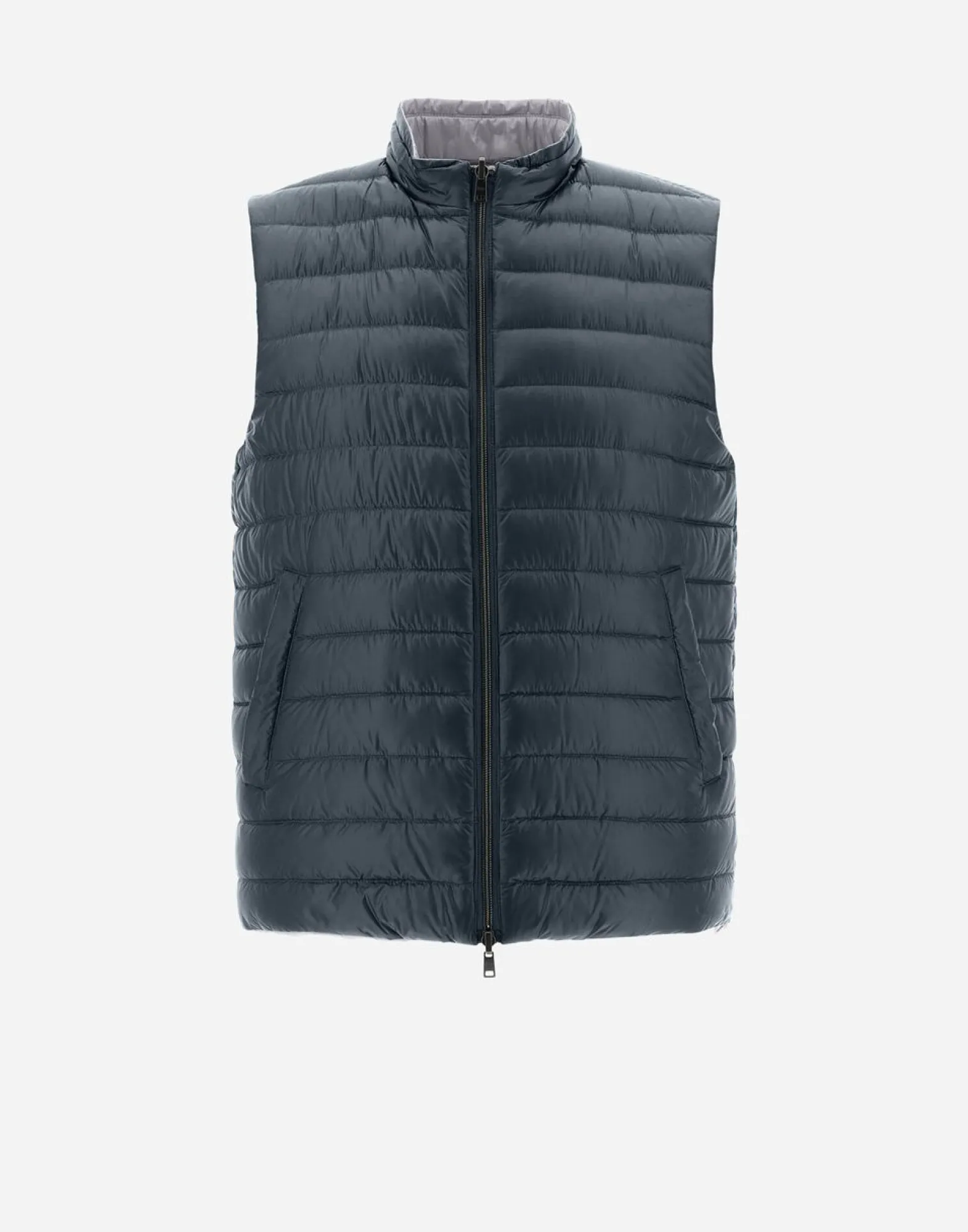 Herno Reversible Two-Tone Waistcoat In Nylon Ultralight