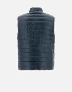 Herno Reversible Two-Tone Waistcoat In Nylon Ultralight