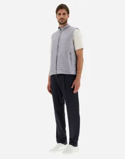 Herno Reversible Two-Tone Waistcoat In Nylon Ultralight