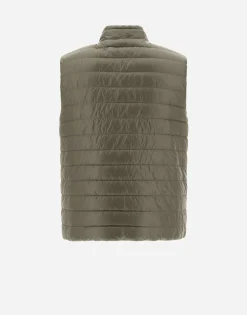 Herno Reversible Two-Tone Waistcoat In Nylon Ultralight