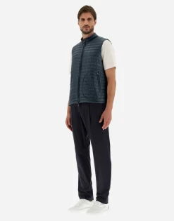 Herno Reversible Two-Tone Waistcoat In Nylon Ultralight