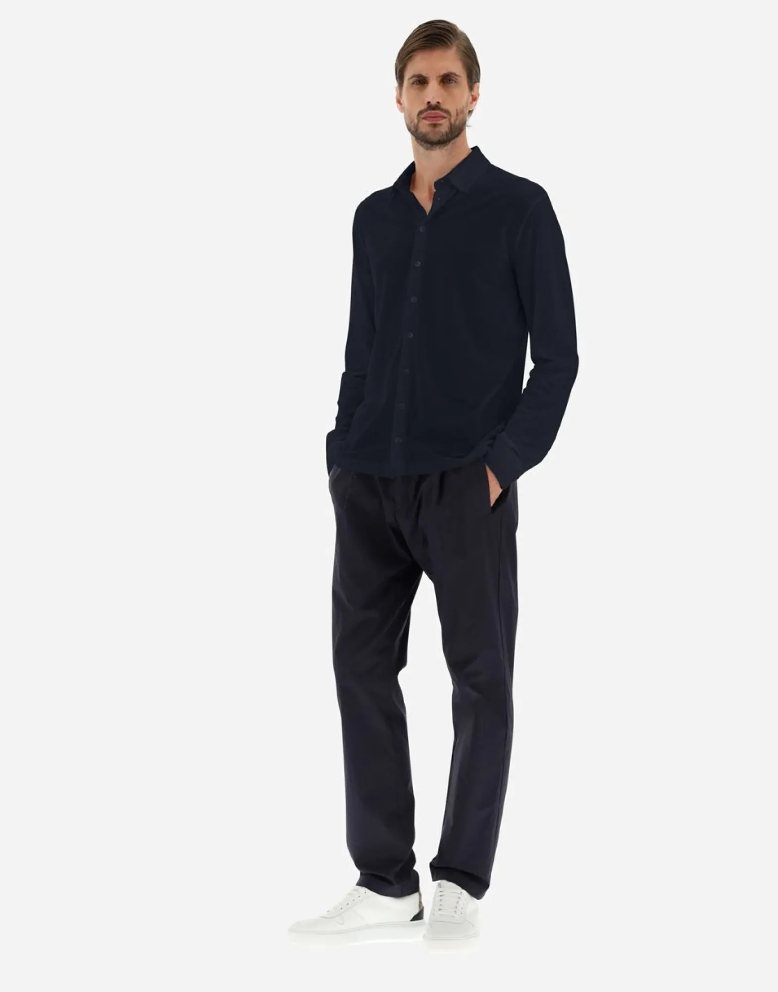 Herno Shirt In Crepe Jersey