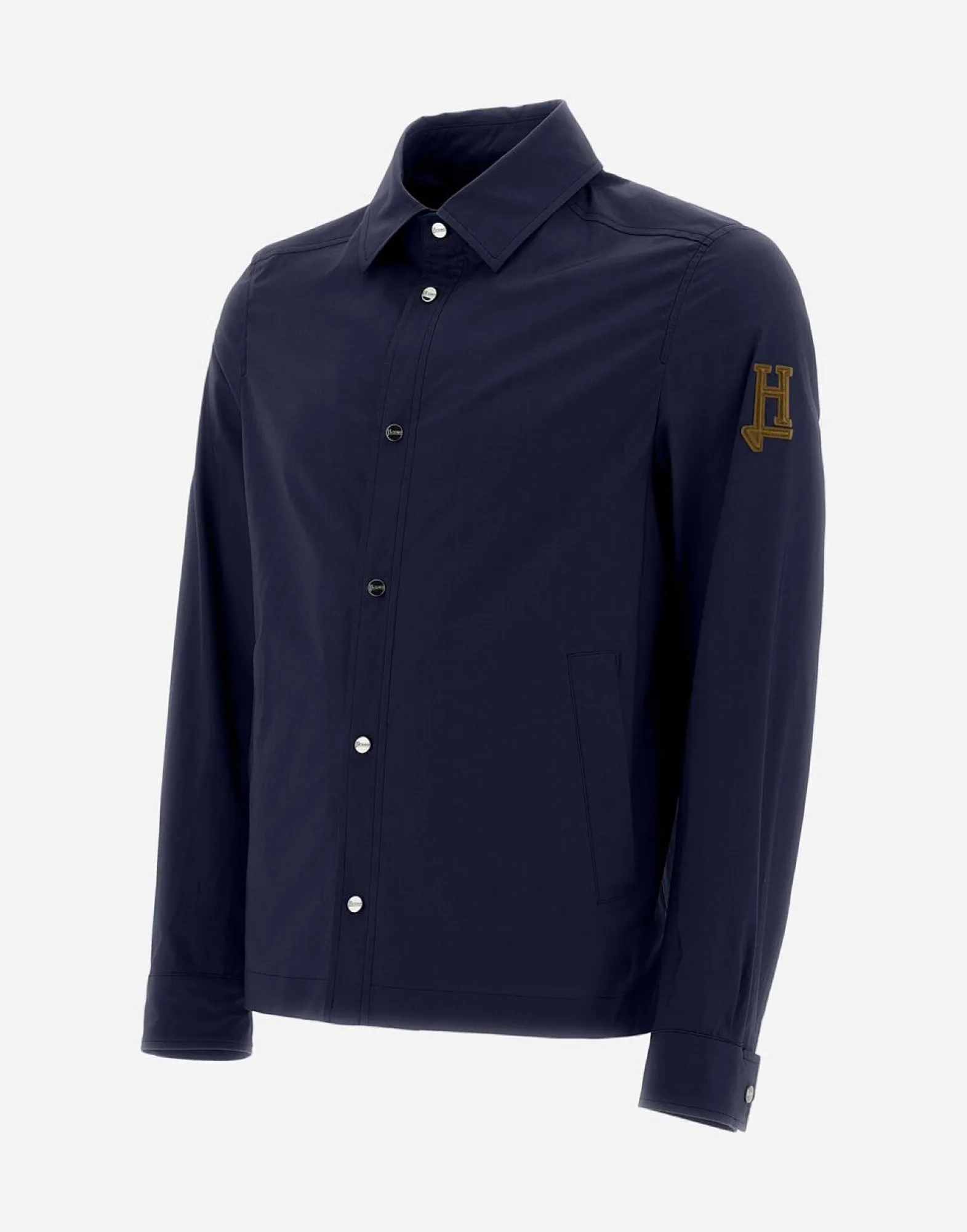Herno Shirt In Light Cotton Stretch