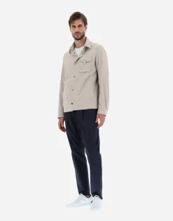 Herno Shirt In Ultralight Crease