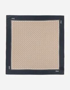 Herno Silk Monogram Foulard 90X90Cm