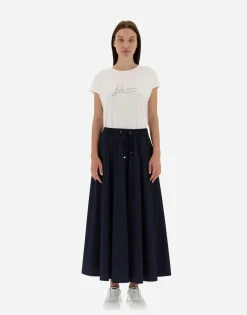 Herno Skirt In Light Nylon Stretch